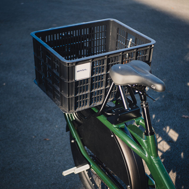 Basil L black crate 40L MIK