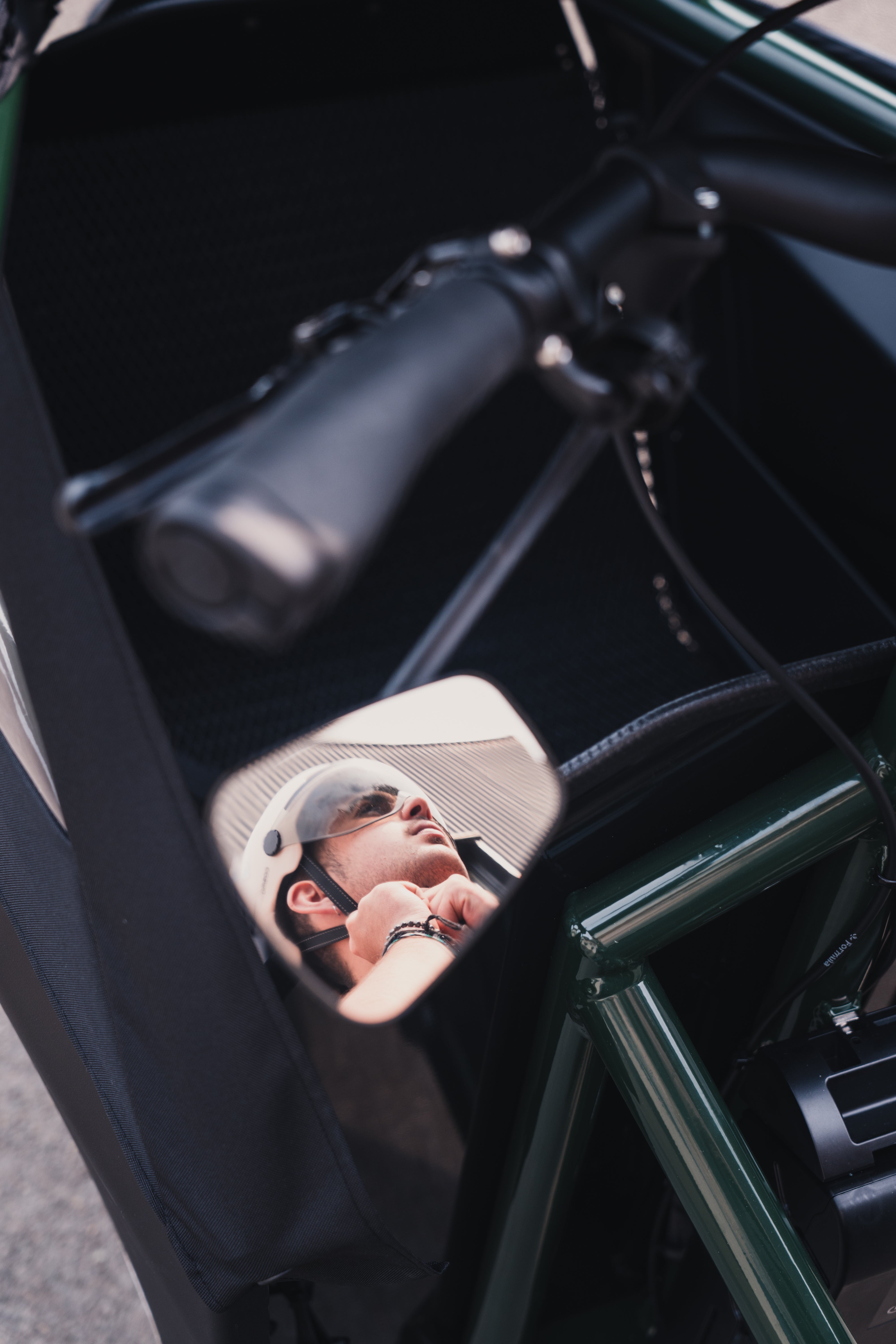Left rearview mirror