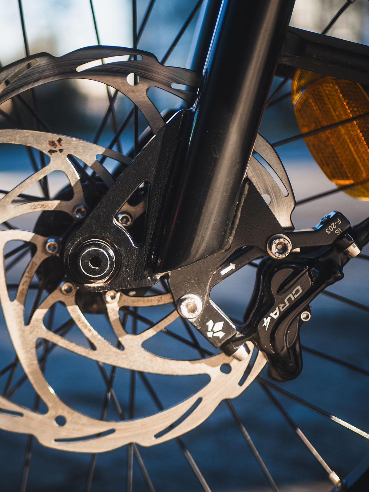 Galian velo cargo frein