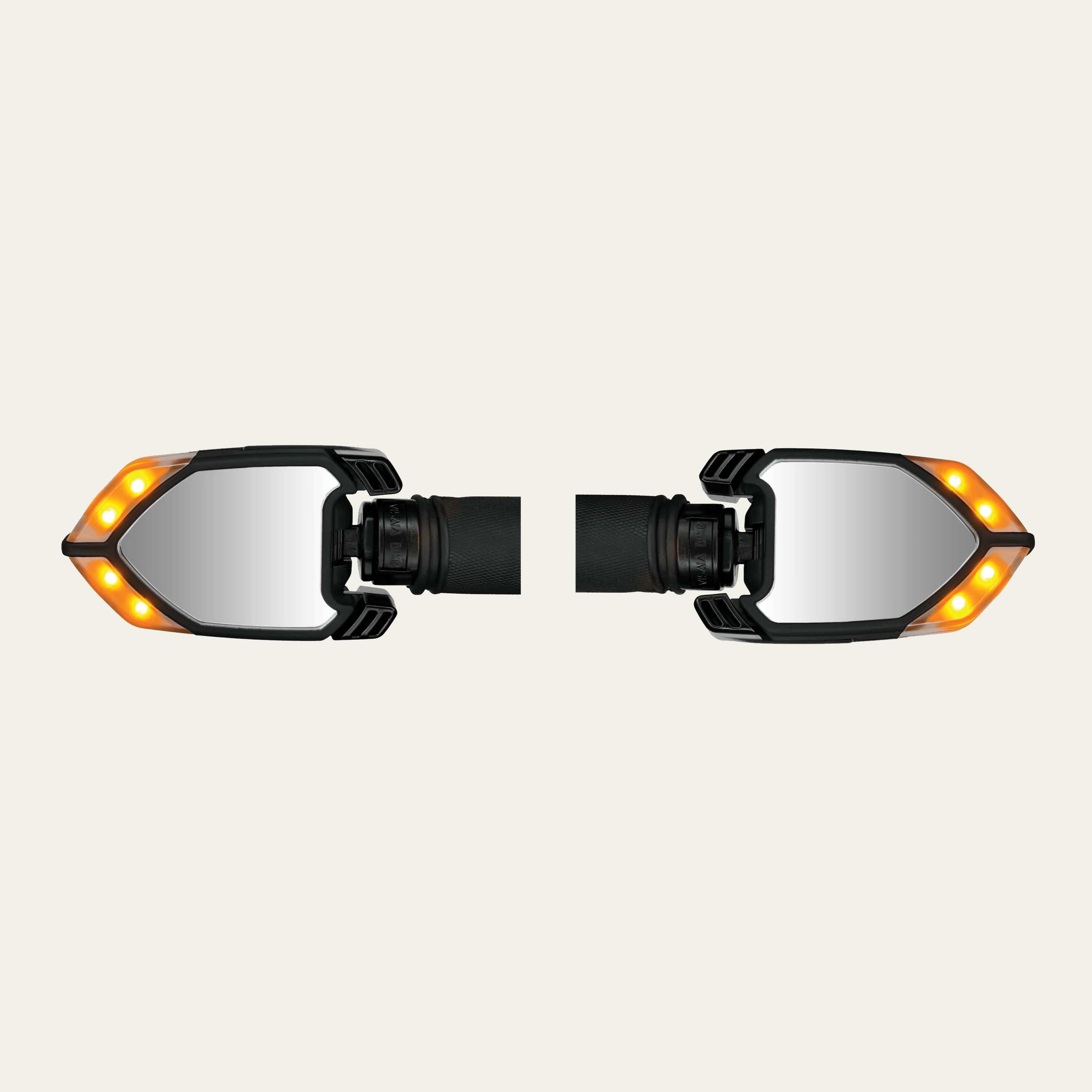 Rétroviseurs clignotants de vélo