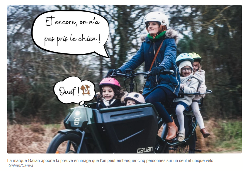 Oui, monter à 3, à 4 ou même à 5 sur un vélo, c’est possible