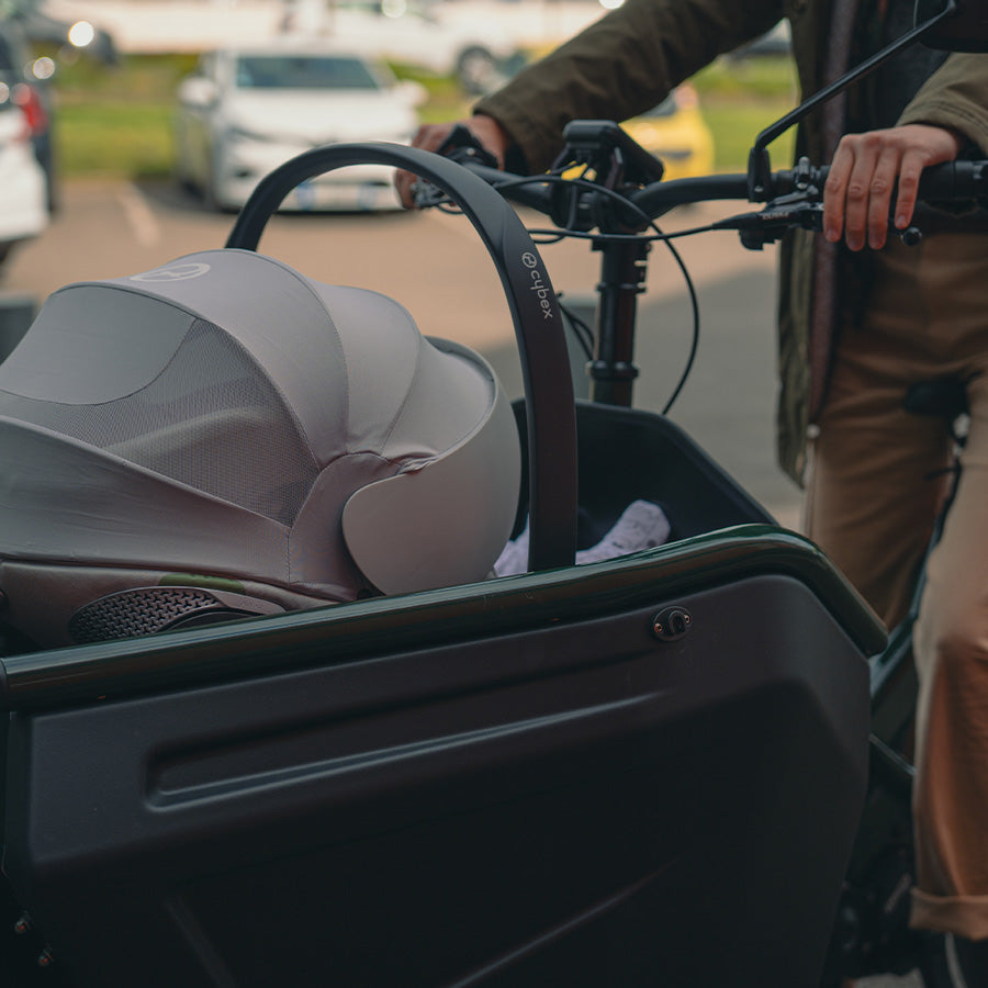Support Maxi Cosi à suspensions Steco pour vélo cargo Galian